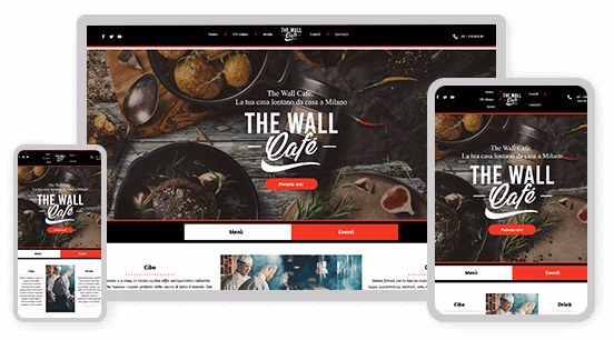 template wall cafe