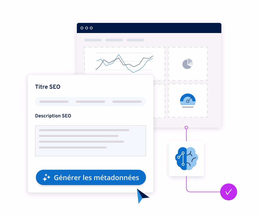 MyWebsite : Capture d'écran du site web du magasin de meubles avec la fonction SEO-Assistant