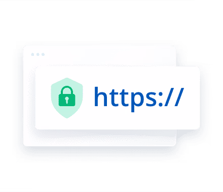 Icon mit grünem Schild mit Sicherheitsschloss und Schrigt https://