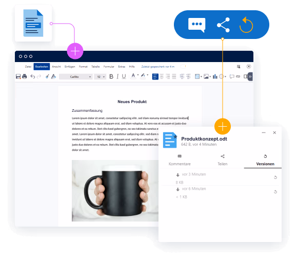 Collabora Online Word Bearbeitung Screenshot